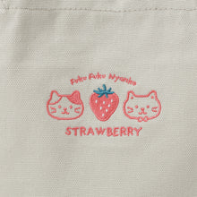 ふくふくにゃんこ いちごトートバッグ