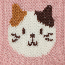 ふくふくにゃんこ レイヤードクルーソックス