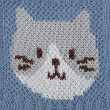 ふくふくにゃんこ レイヤードクルーソックス