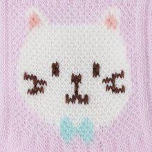 ふくふくにゃんこ レイヤードクルーソックス