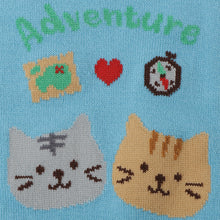 ふくふくにゃんこ サファリスニーカーソックス