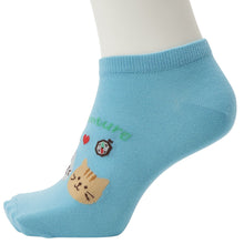 ふくふくにゃんこ サファリスニーカーソックス