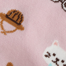 ふくふくにゃんこ サファリクルーソックス