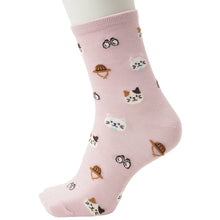 ふくふくにゃんこ サファリクルーソックス