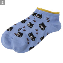 ふくふくにゃんこ レイヤードスニーカーソックス