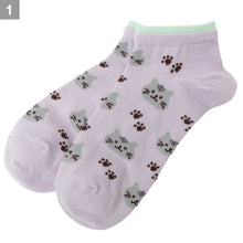 ふくふくにゃんこ レイヤードスニーカーソックス