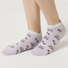 ふくふくにゃんこ レイヤードスニーカーソックス