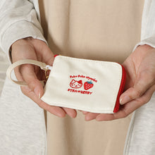 ふくふくにゃんこ いちごリール付きパスケース