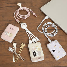 ふくふくにゃんこ フラットケーブル