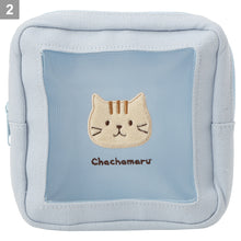 ふくふくにゃんこ カラフルメッシュポーチ