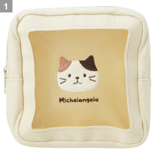 ふくふくにゃんこ カラフルメッシュポーチ