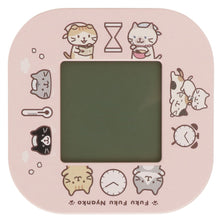 ふくふくにゃんこ デジタル回転クロック ver.①