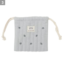 ふくふくにゃんこ コットン巾着ポーチ