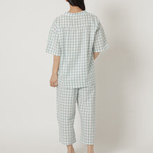 サッカーチェック半袖パジャマ