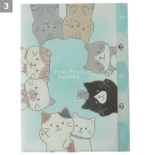 ふくふくにゃんこ インデックス付きクリアファイル