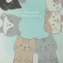 ふくふくにゃんこ インデックス付きクリアファイル