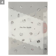 ふくふくにゃんこ インデックス付きクリアファイル