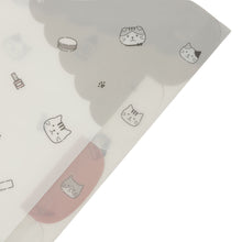 ふくふくにゃんこ インデックス付きクリアファイル