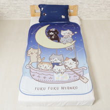 ふくふくにゃんこ 星座にゃんこ接触冷感ひんやりケット