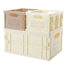 ふくふくにゃんこ プラ折り畳めるコンテナボックス(Sサイズ)