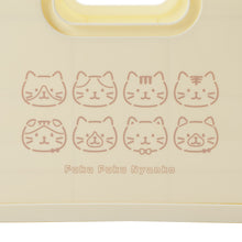 ふくふくにゃんこ プラ折り畳めるコンテナボックス(Mサイズ)