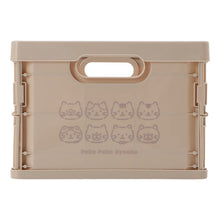 ふくふくにゃんこ プラ折り畳めるコンテナボックス(Mサイズ)