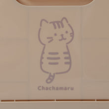 ふくふくにゃんこ プラ折り畳めるコンテナボックス(Mサイズ)