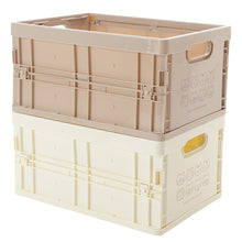 ふくふくにゃんこ プラ折り畳めるコンテナボックス(Mサイズ)