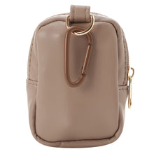 ふくふくにゃんこ ラテ色カラビナ付きガジェットポーチ