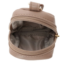 ふくふくにゃんこ ラテ色カラビナ付きガジェットポーチ