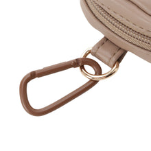 ふくふくにゃんこ ラテ色カラビナ付きガジェットポーチ