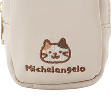 ふくふくにゃんこ ラテ色カラビナ付きガジェットポーチ