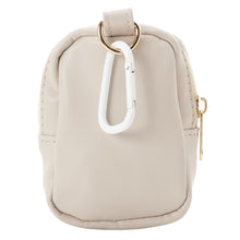 ふくふくにゃんこ ラテ色カラビナ付きガジェットポーチ