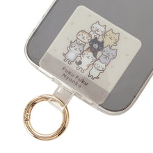 ふくふくにゃんこ カラビナ付きストラップホルダー