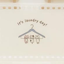 ふくふくにゃんこ ランドリーバスケット(Mサイズ)