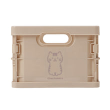 ふくふくにゃんこ プラ折り畳めるコンテナボックス(Sサイズ)