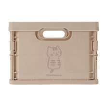 ふくふくにゃんこ プラ折り畳めるコンテナボックス(Mサイズ)