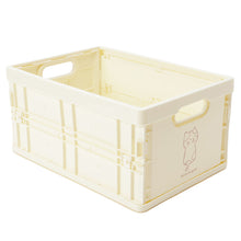 ふくふくにゃんこ プラ折り畳めるコンテナボックス(Mサイズ)