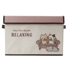 ふくふくにゃんこ ふくにゃんライフ不織布収納ボックス