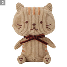 ふくふくにゃんこ コーデュロイおすわりマスコット