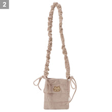 ふくふくにゃんこ コーデュロイスマホショルダー