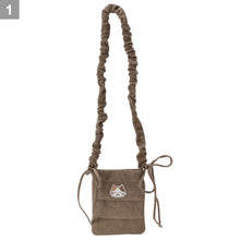 ふくふくにゃんこ コーデュロイスマホショルダー