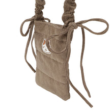 ふくふくにゃんこ コーデュロイスマホショルダー