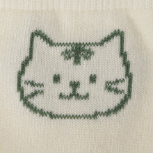 ふくふくにゃんこ バイカラーソックス