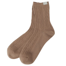 ふくふくにゃんこ ケーブルソックス