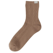 ふくふくにゃんこ ケーブルソックス