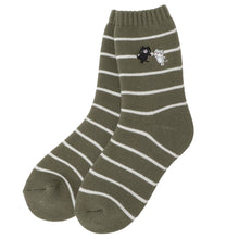 ふくふくにゃんこ 刺繍裏起毛ソックス