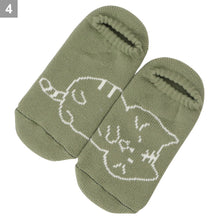 ふくふくにゃんこ ショート裏起毛ソックス