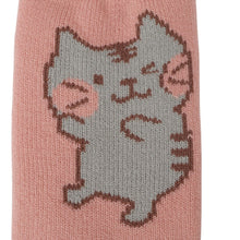 ふくふくにゃんこ ショート裏起毛ソックス