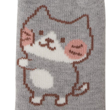 ふくふくにゃんこ ショート裏起毛ソックス